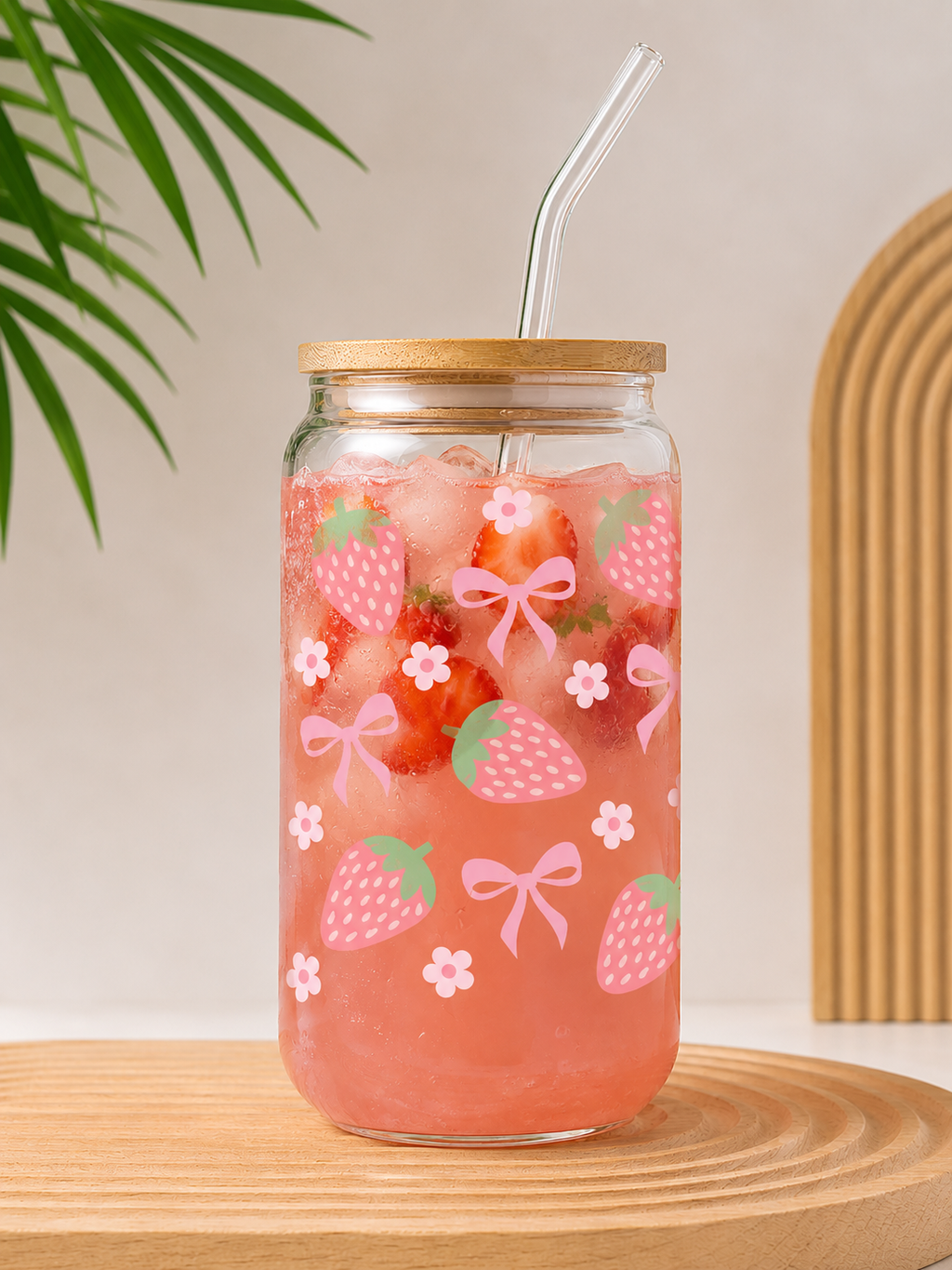 Verre personnalisé Fraises