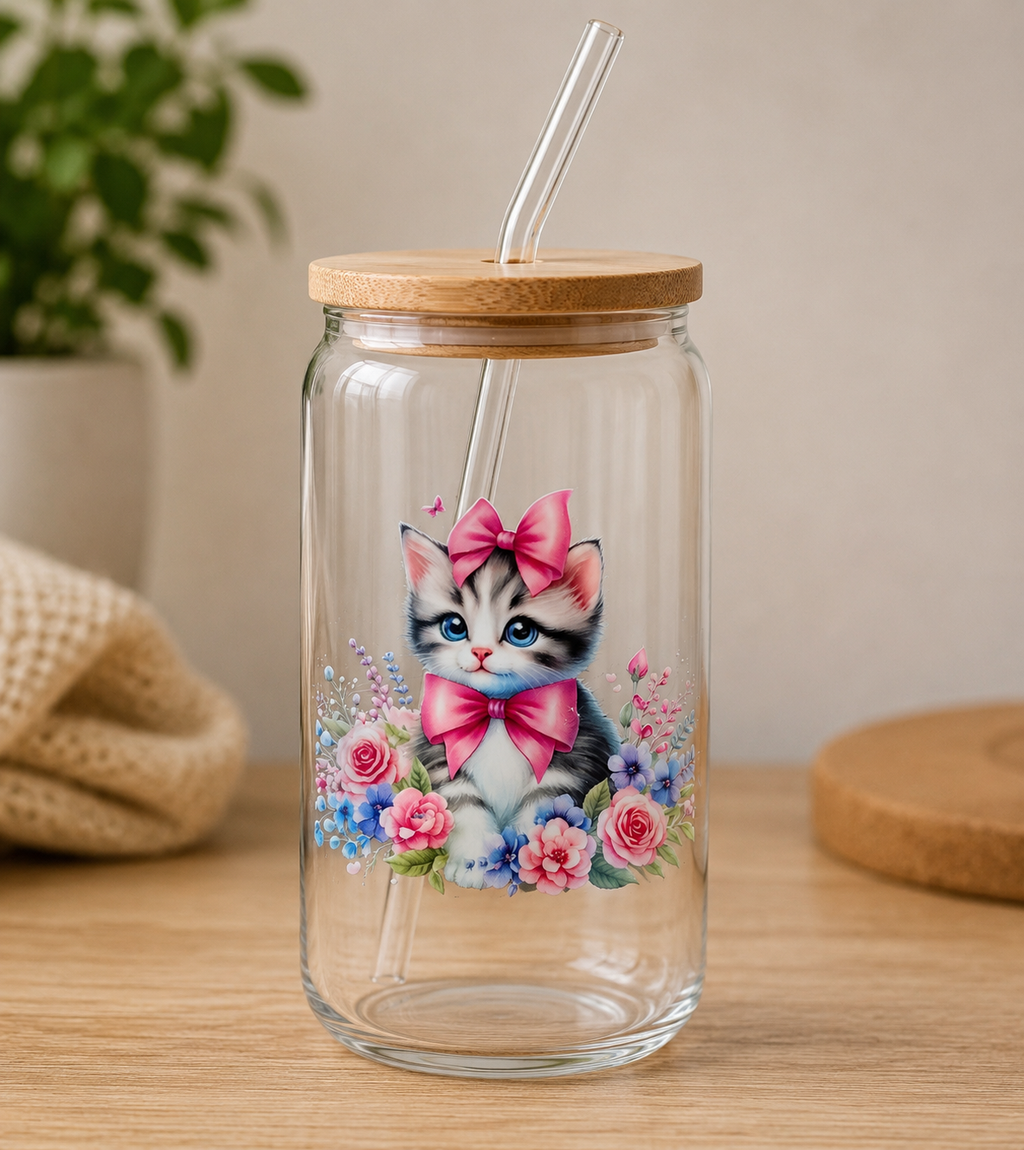 Verre personnalisé Chat