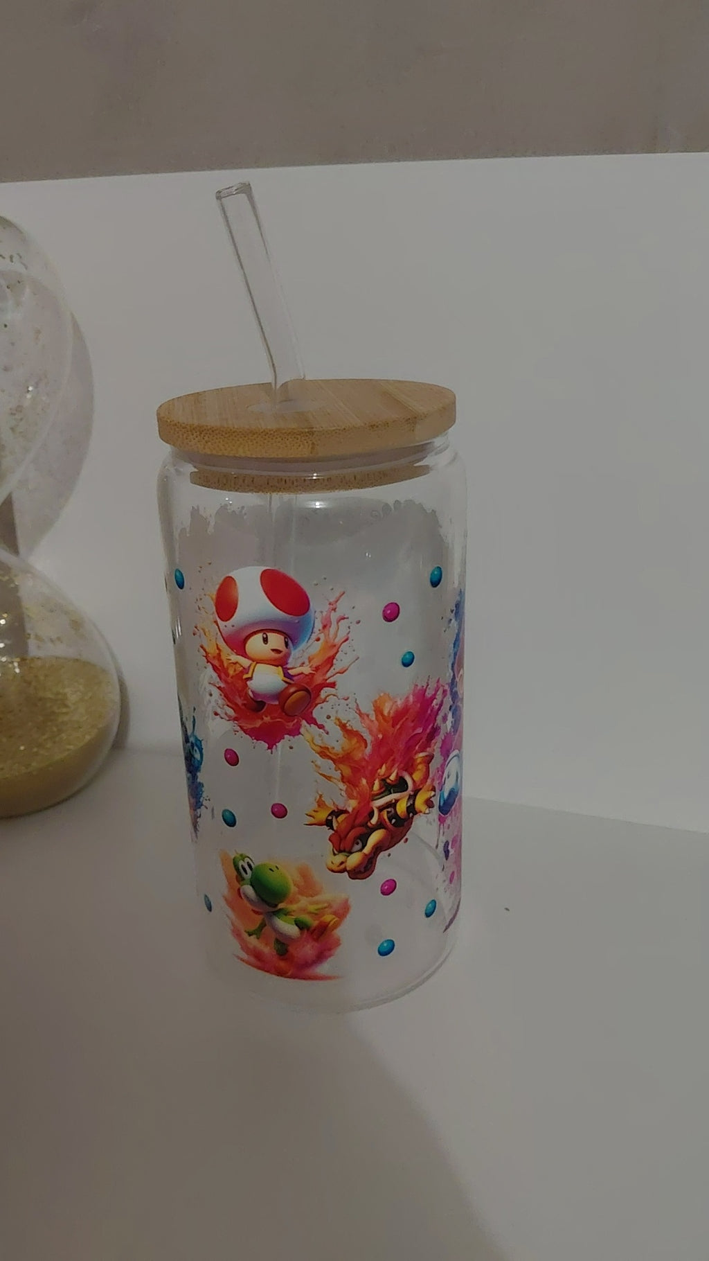 Verre personnalisé Mario