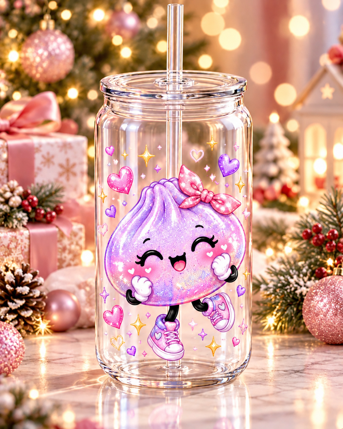 Verre canette kawaii