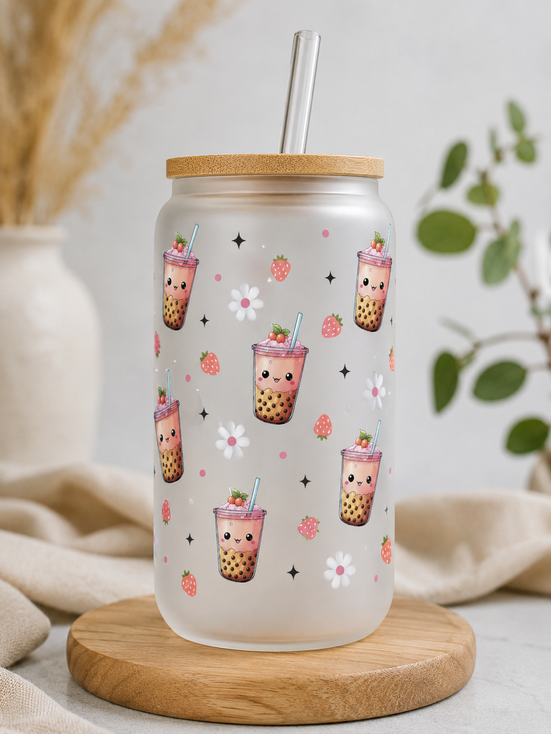 Verre canette strawberry bubble