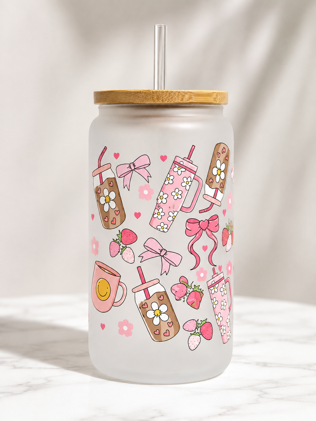 Verre canette girly